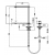 Bateria Teka FO 985 chrom podokienna